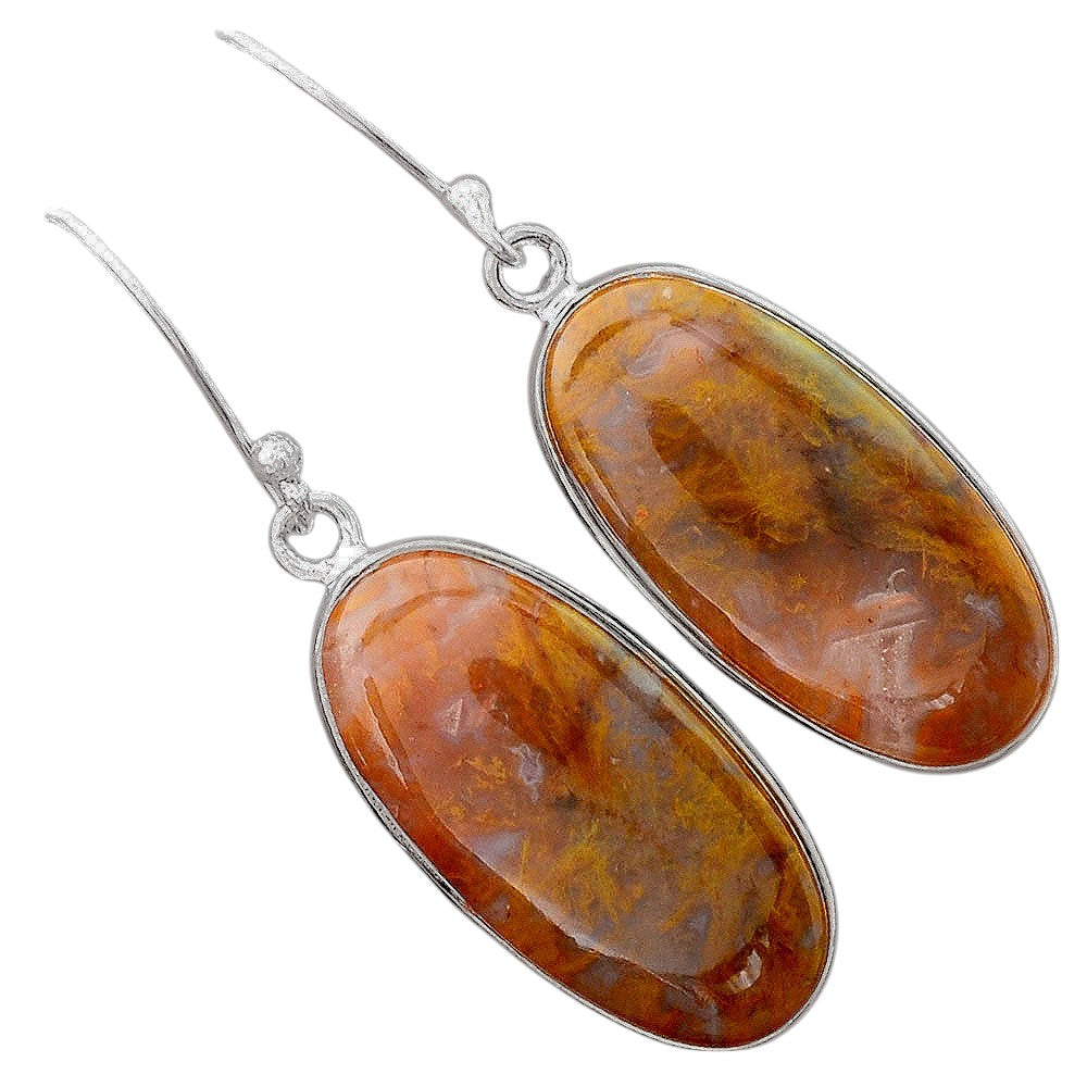 Natural Sandalwood Earrings E-1001 SDE87941