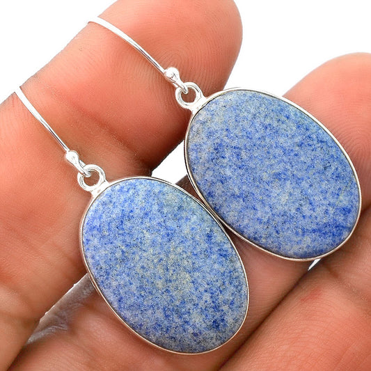Natural Dumortierite Quartz Earrings E-1001 SDE87942