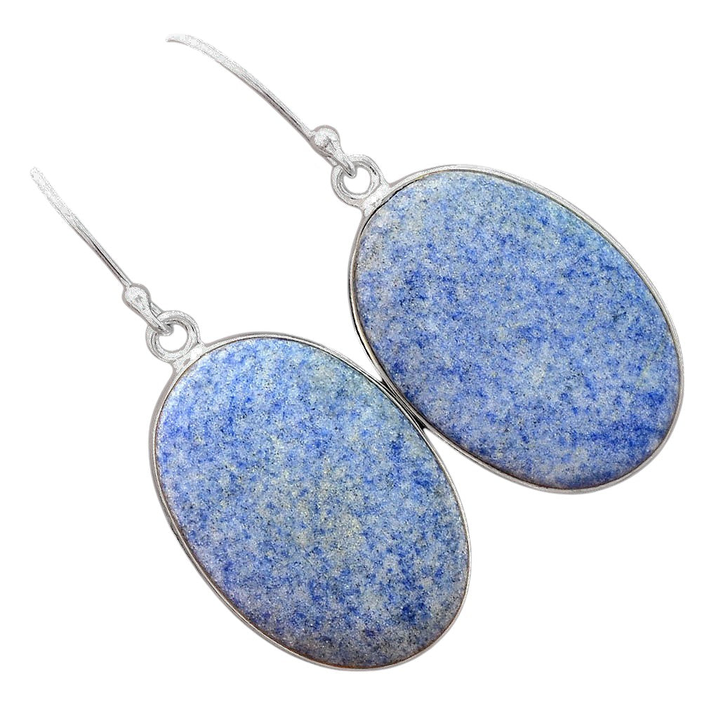Natural Dumortierite Quartz Earrings E-1001 SDE87942