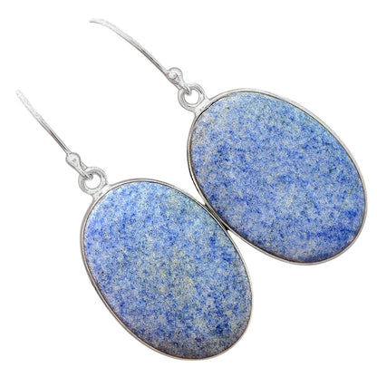 Natural Dumortierite Quartz Earrings E-1001 SDE87942