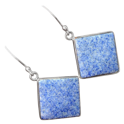 Natural Dumortierite Quartz Earrings E-1001 SDE87945