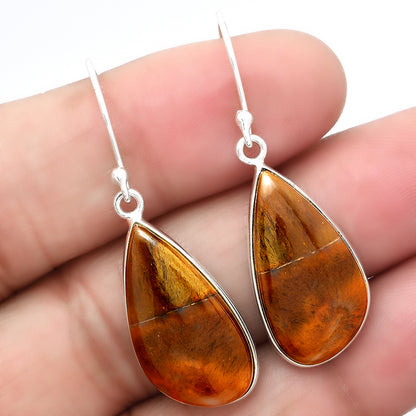 Natural Sandalwood Earrings E-1001 SDE87949