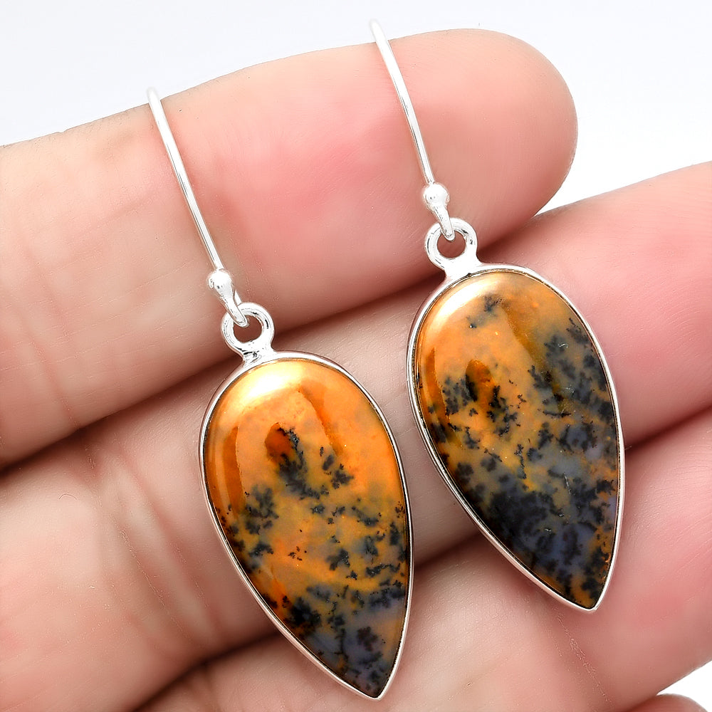 Natural Amethyst Sage Agate Earrings E-1001 SDE87958