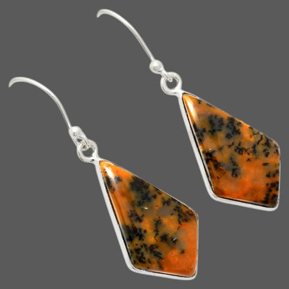 Natural Amethyst Sage Agate Earrings E-1001 SDE87970