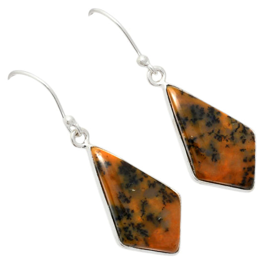 Natural Amethyst Sage Agate Earrings E-1001 SDE87970