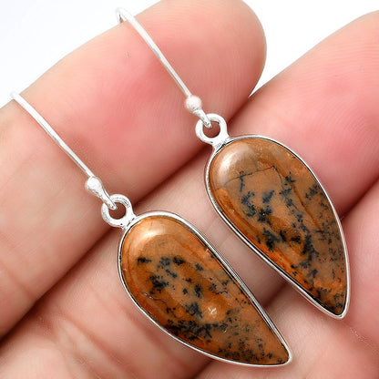 Natural Amethyst Sage Agate Earrings E-1001 SDE87982