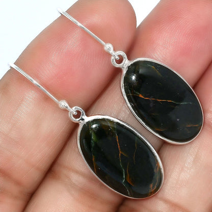 Turkish Rainforest Chrysocolla Earrings E-1001 SDE87988