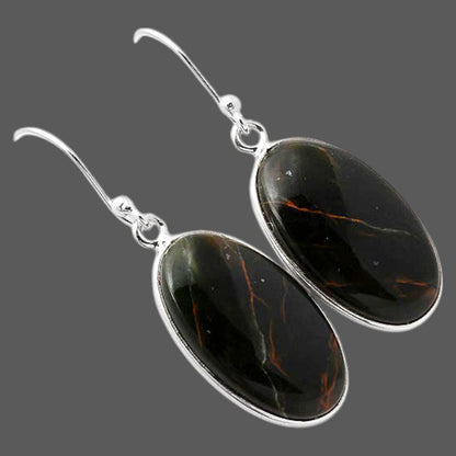 Turkish Rainforest Chrysocolla Earrings E-1001 SDE87988