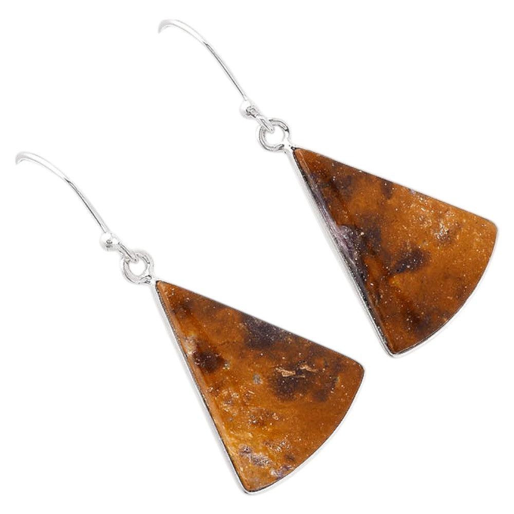 Natural Indian Blanket Jasper Earrings E-1001 SDE87996