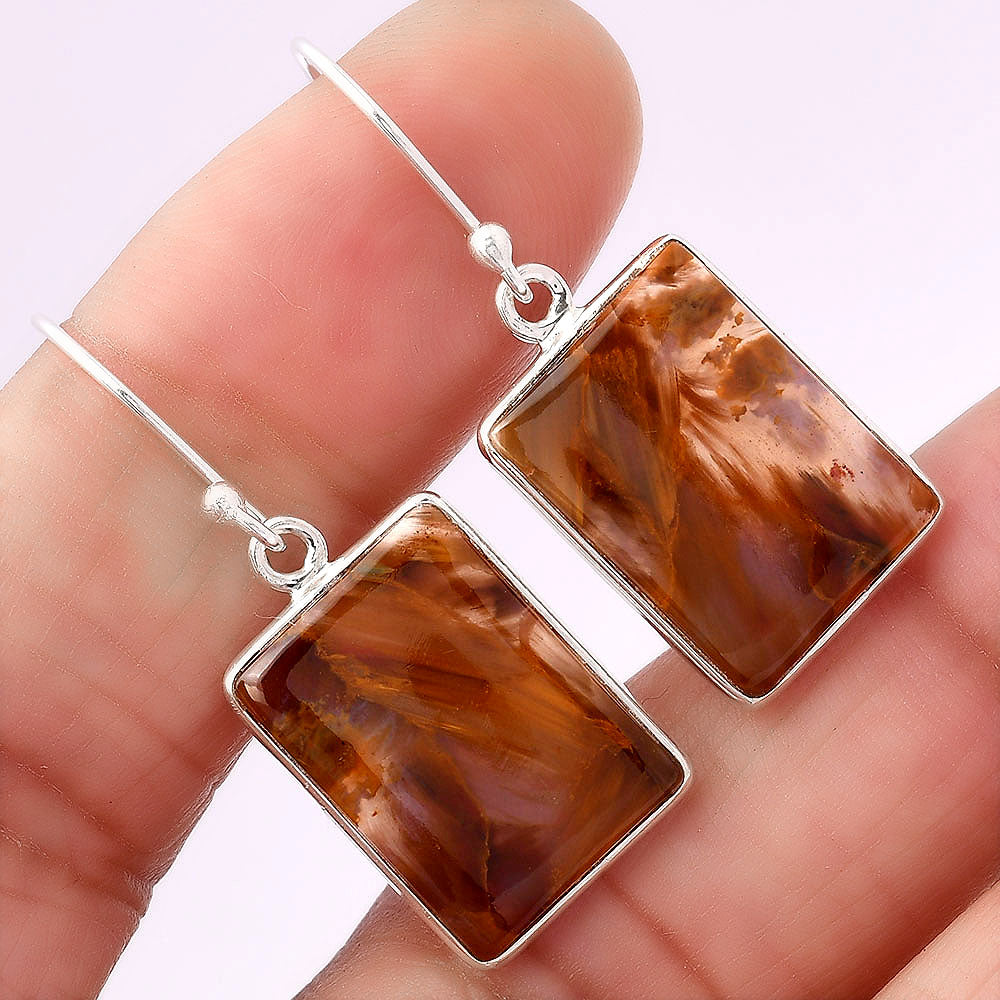 Natural Pietersite - Namibia Earrings E-1001 SDE87997