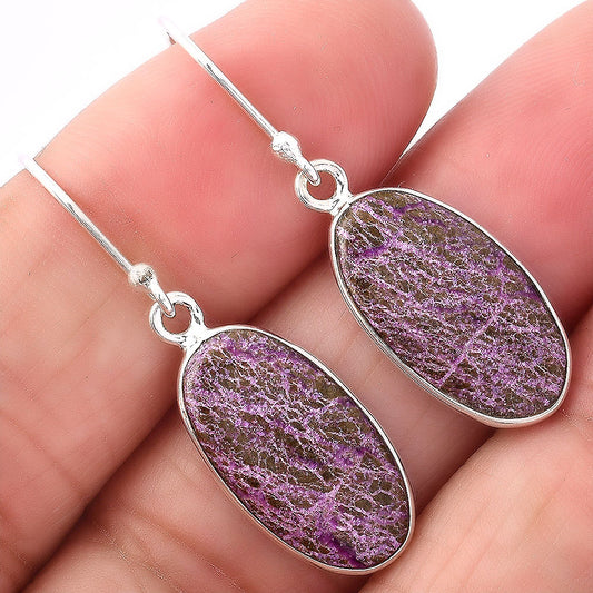 Natural Purpurite - South Africa Earrings E-1001 SDE88010