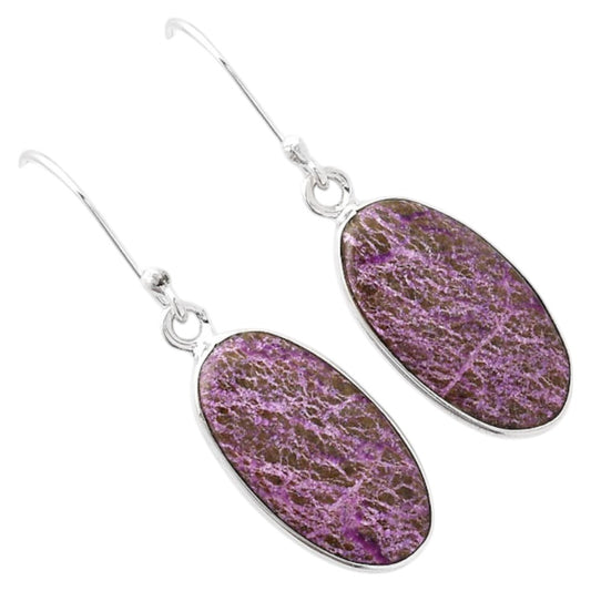 Natural Purpurite - South Africa Earrings E-1001 SDE88010