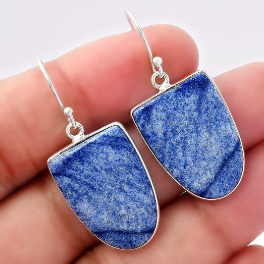 Natural Dumortierite Quartz Earrings E-1001 SDE88036
