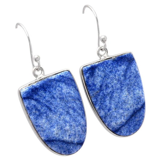 Natural Dumortierite Quartz Earrings E-1001 SDE88036
