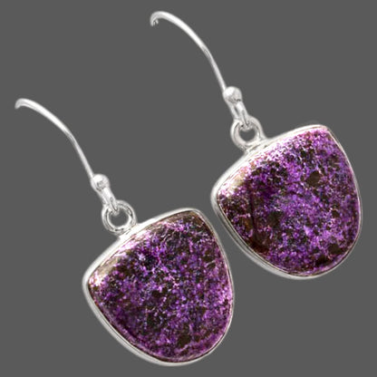 Natural Purpurite - South Africa Earrings E-1001 SDE88039