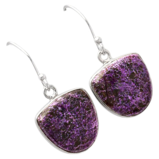 Natural Purpurite - South Africa Earrings E-1001 SDE88039
