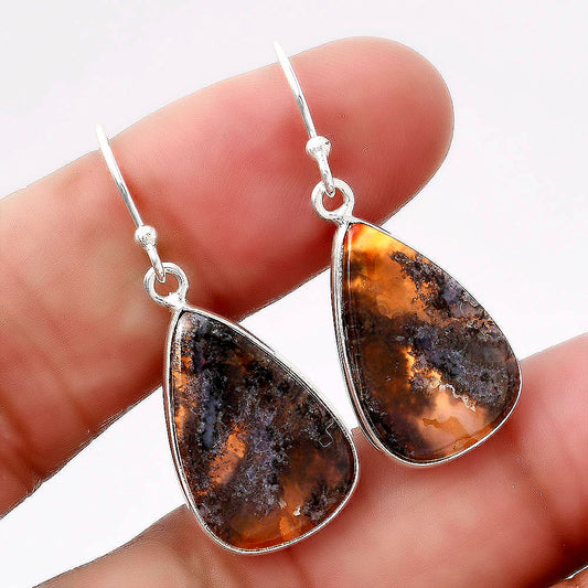 Natural Tube Agate - Turkish Earrings E-1001 SDE88040