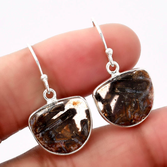 Natural Tube Agate - Turkish Earrings E-1001 SDE88047