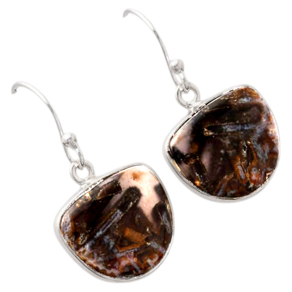 Natural Tube Agate - Turkish Earrings E-1001 SDE88047
