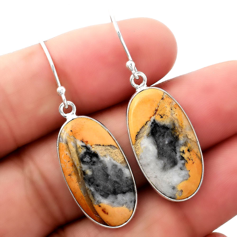 Natural Maligano Jasper - Indonesia Earrings E-1001 SDE88049