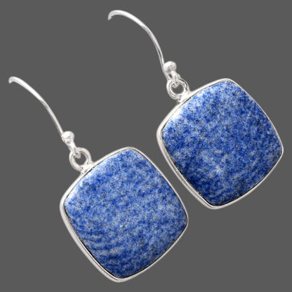 Natural Dumortierite Quartz Earrings E-1001 SDE88061