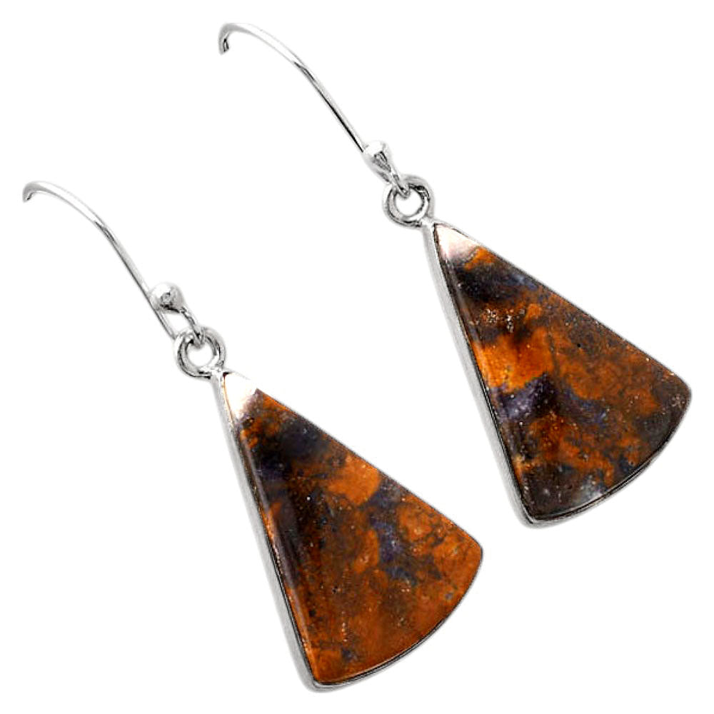 Natural Indian Blanket Jasper Earrings E-1001 SDE88066