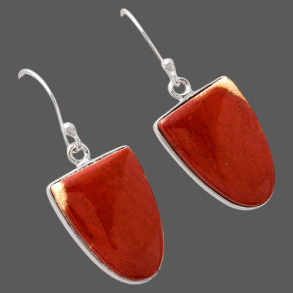 Natural Red Moss Agate Earrings E-1001 SDE88069