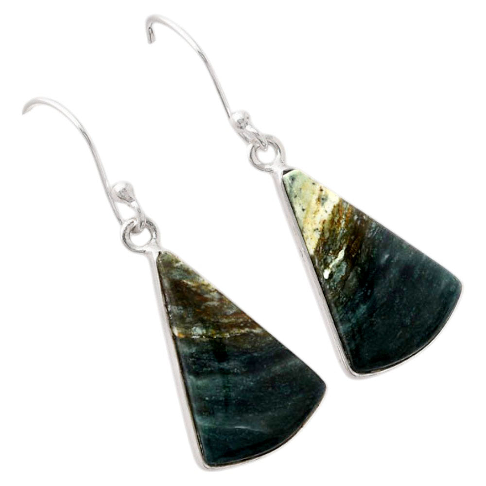 Natural Larsonite Jasper Earrings E-1001 SDE88081