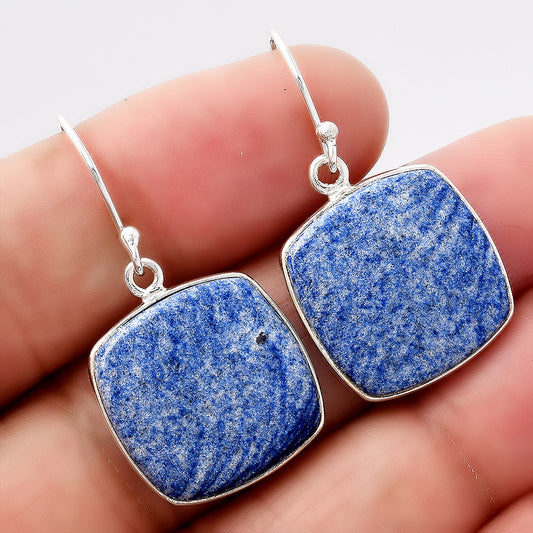 Natural Dumortierite Quartz Earrings E-1001 SDE88084