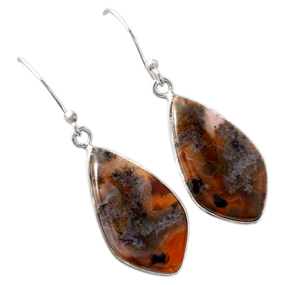 Natural Tube Agate - Turkish Earrings E-1001 SDE88088