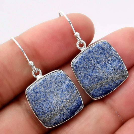 Natural Dumortierite Quartz Earrings E-1001 SDE88098