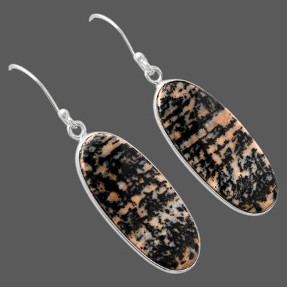 Natural Russian Honey Dendrite Opal Earrings E-1001 SDE88105