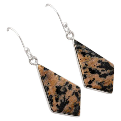 Natural Russian Honey Dendrite Opal Earrings E-1001 SDE88108