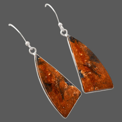 Natural Indian Blanket Jasper Earrings E-1001 SDE88134