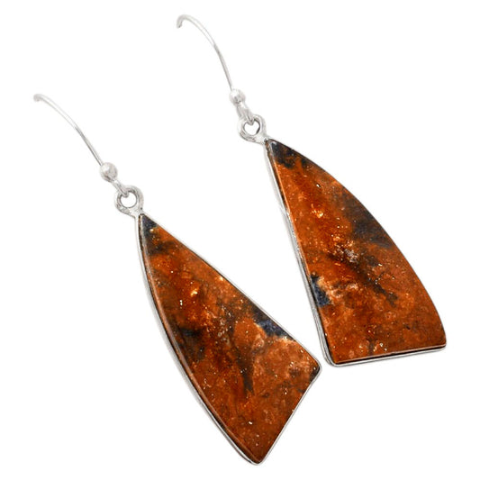 Natural Indian Blanket Jasper Earrings E-1001 SDE88134