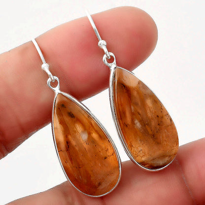 Natural Sandalwood Earrings E-1001 SDE88142