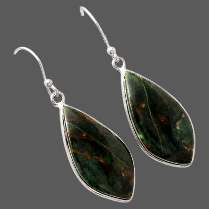 Natural Turkish Rainforest Chrysocolla Earrings E-1001 SDE88143