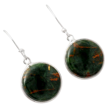 Natural Turkish Rainforest Chrysocolla Earrings E-1001 SDE88145