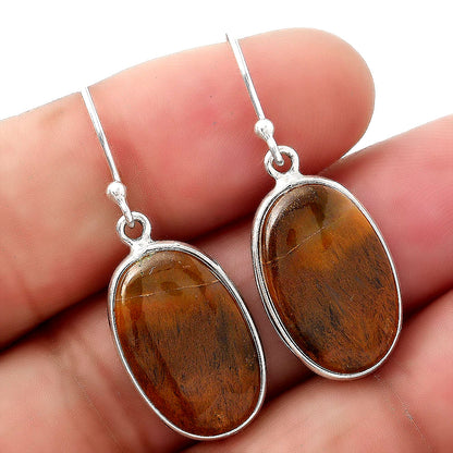 Natural Sandalwood Earrings E-1001 SDE88146