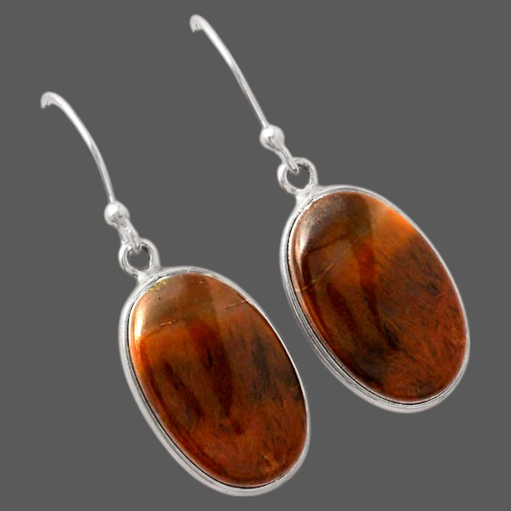 Natural Sandalwood Earrings E-1001 SDE88146