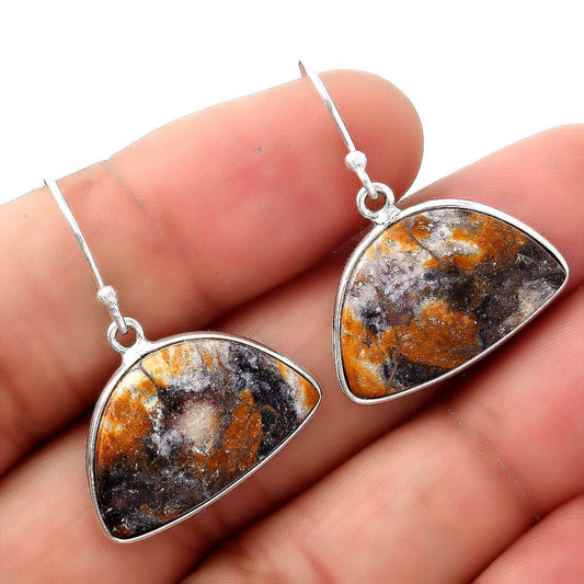 Natural Indian Blanket Jasper Earrings E-1001 SDE88149