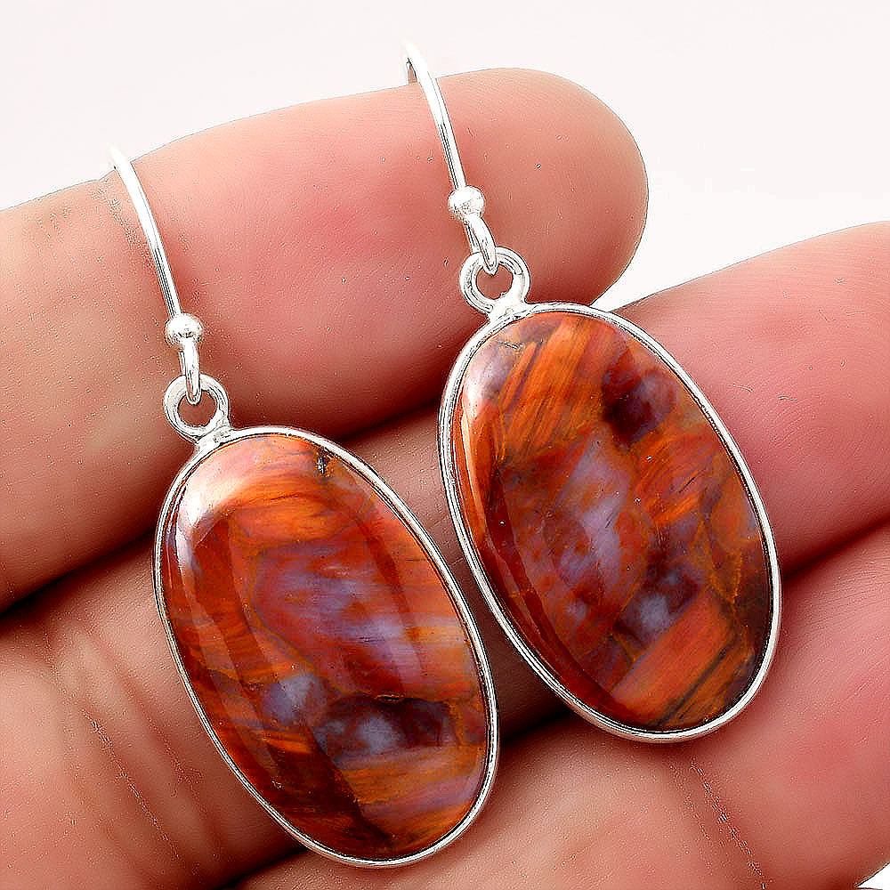 Natural Pietersite - Namibia Earrings E-1001 SDE88171