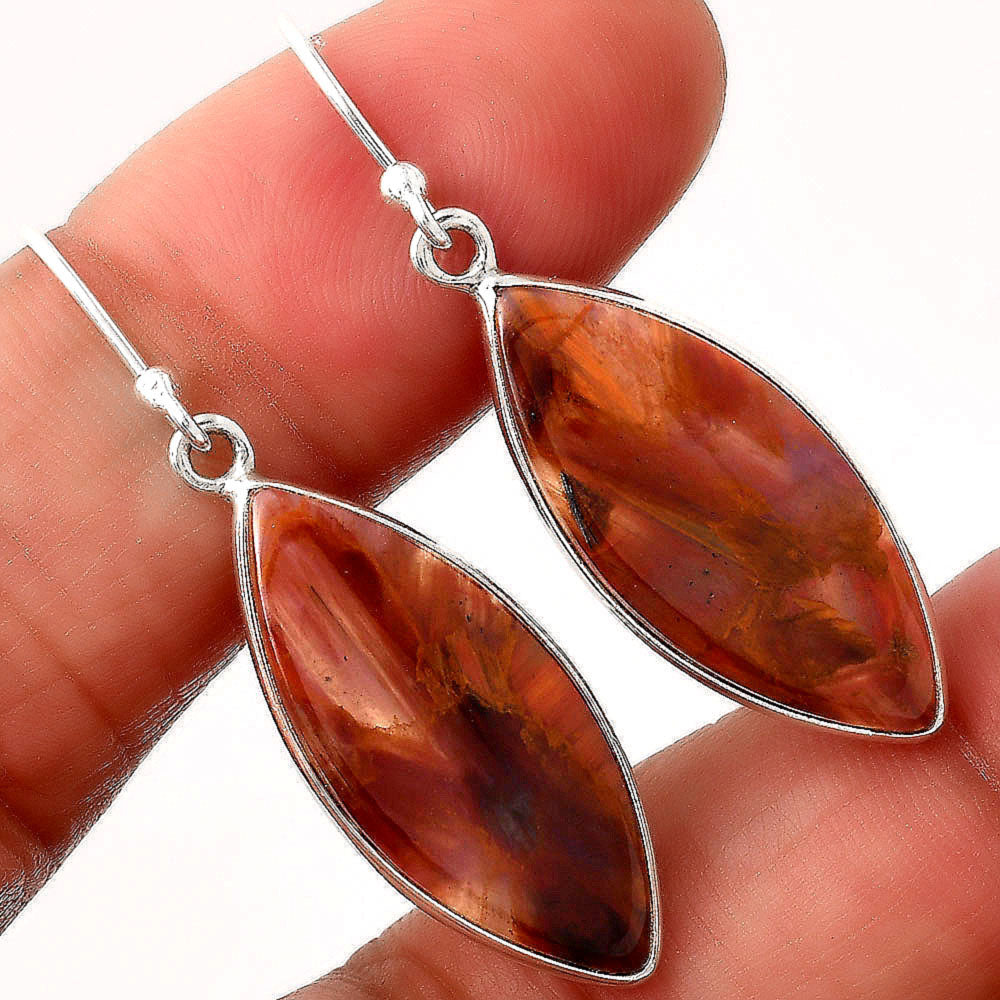 Natural Pietersite - Namibia Earrings E-1001 SDE88176