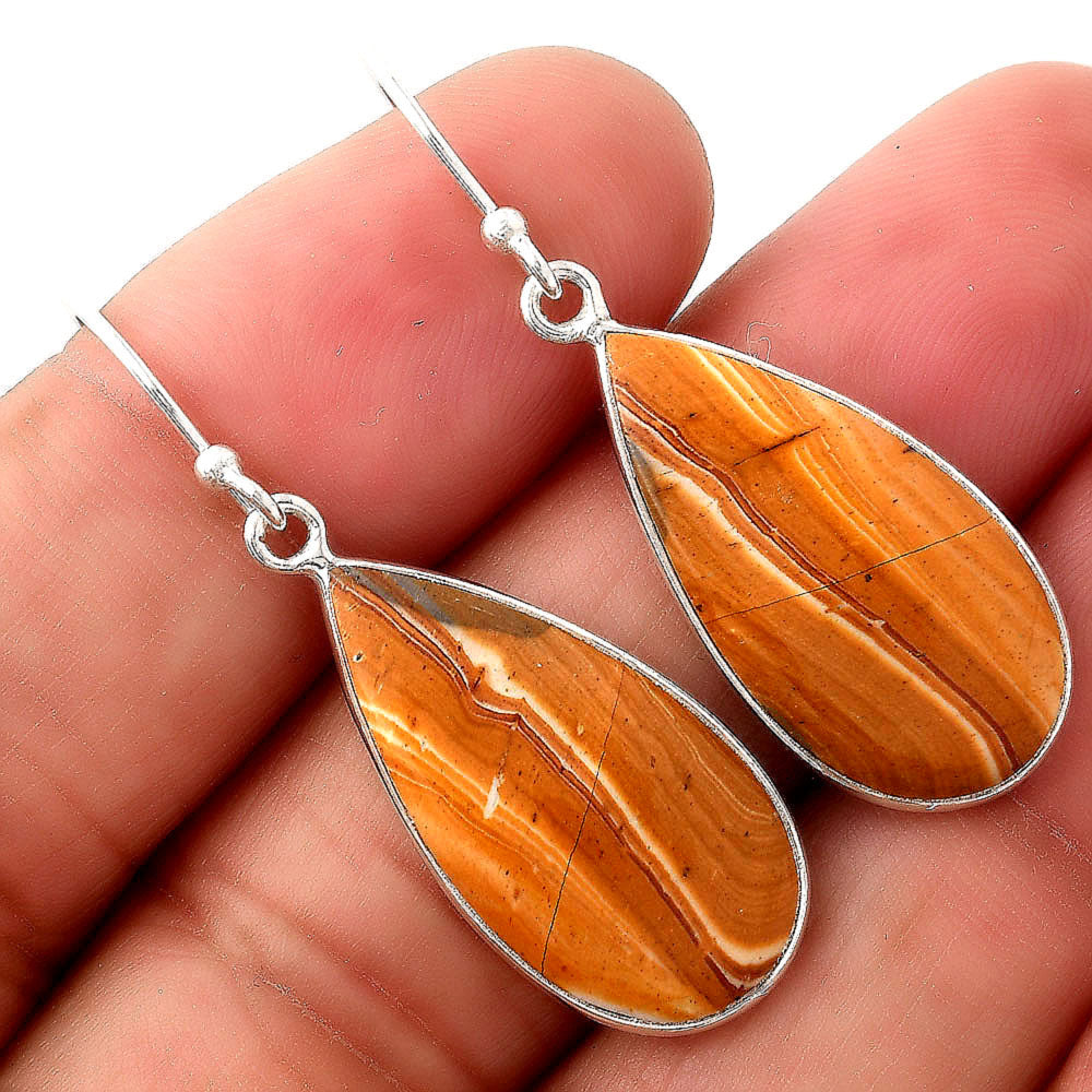 Natural Snake Skin Jasper Earrings E-1001 SDE88178