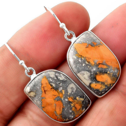 Natural Maligano Jasper - Indonesia Earrings E-1001 SDE88182
