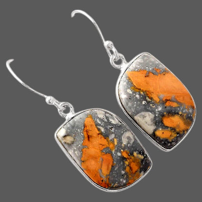 Natural Maligano Jasper - Indonesia Earrings E-1001 SDE88182