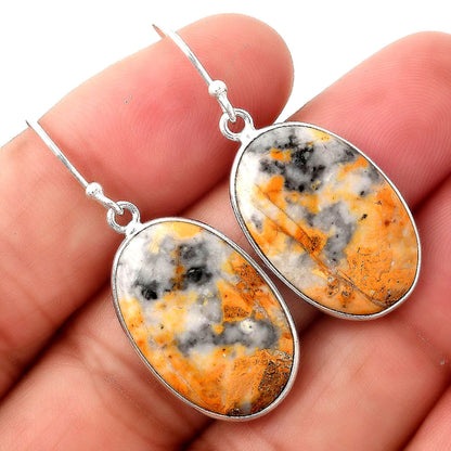 Natural Maligano Jasper - Indonesia Earrings E-1001 SDE88184