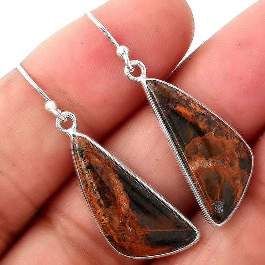 Natural Turkish Rainforest Chrysocolla Earrings E-1001 SDE88191