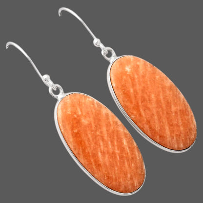 Natural Orange Amazonite Earrings E-1001 SDE88213