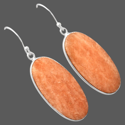 Natural Orange Amazonite Earrings E-1001 SDE88228